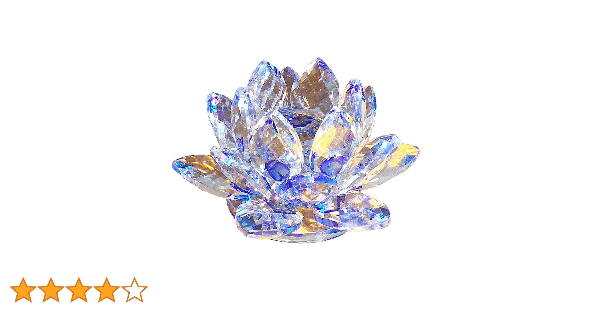 MURANOカラフルな花模様のガラス置物 Amazon.co.jp: [KKD] クリスタル ガラス 置物 カラフル 蓮の花